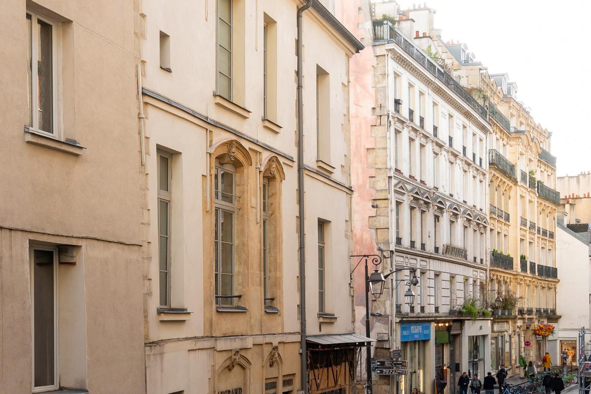 Central Apartment In The Heart Of The Marais With Air Conditioning باريس المظهر الخارجي الصورة